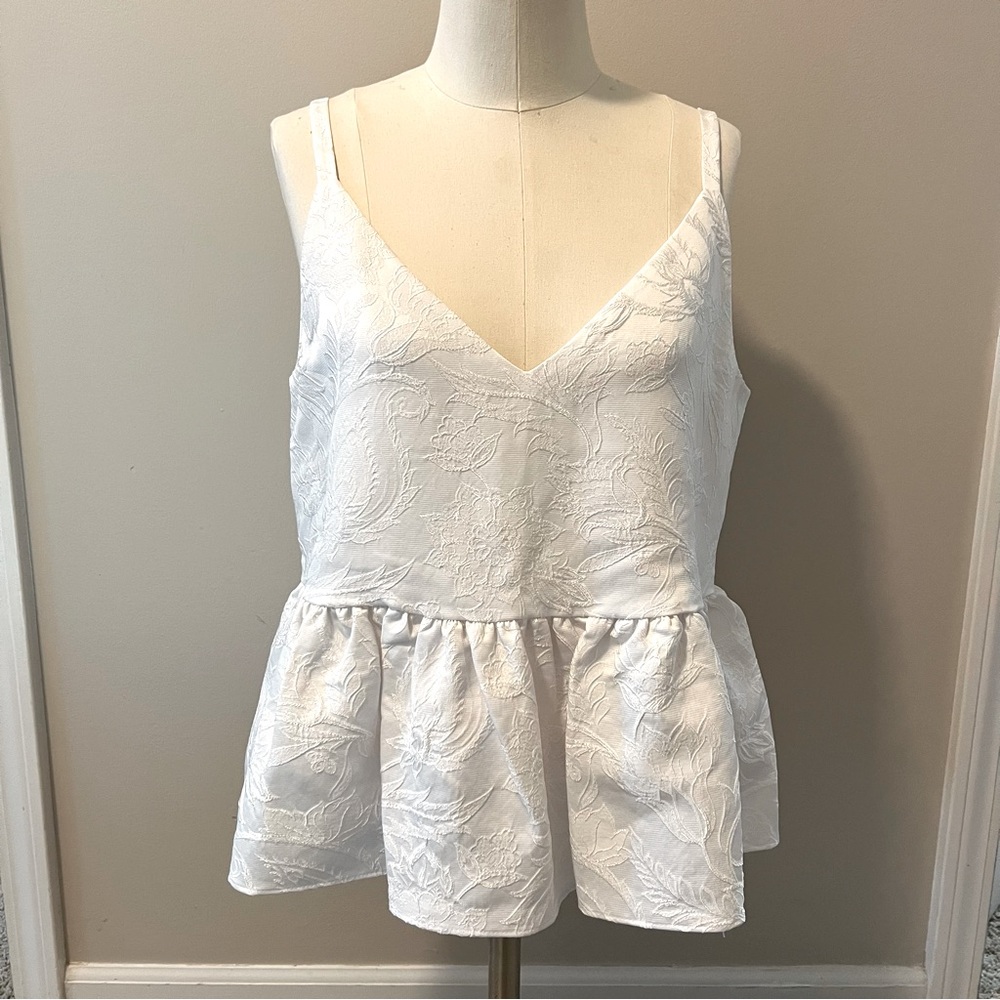 NWT Express V-Neck Blouse with Straps